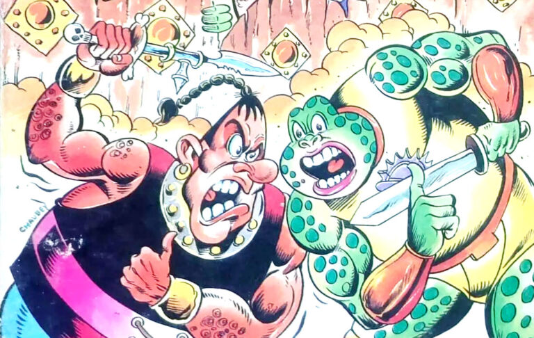 Who's behind the sudden earthquakes on Earth – Raj Comics' Fighter Toads or someone else entirely?