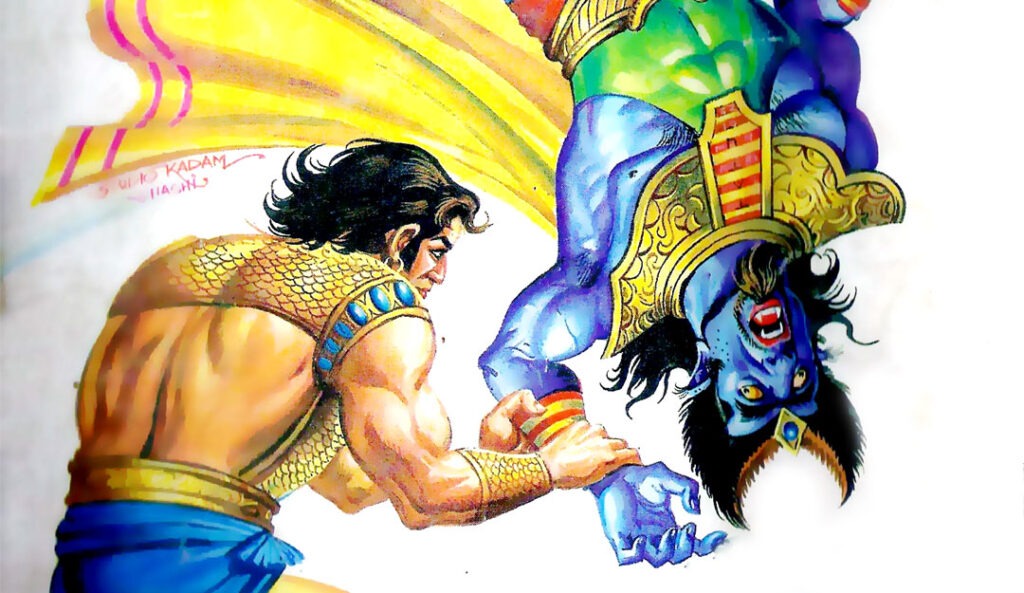 Son of Tausi and Satan (Tulsi Comics Review) — Mythology Meets Sci-Fi in a 90s Classic