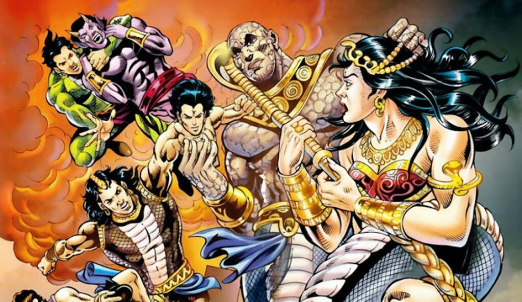 Sarpdvandv Comic Review: Nagraj vs Tausi Epic Crossover | Raj Comics