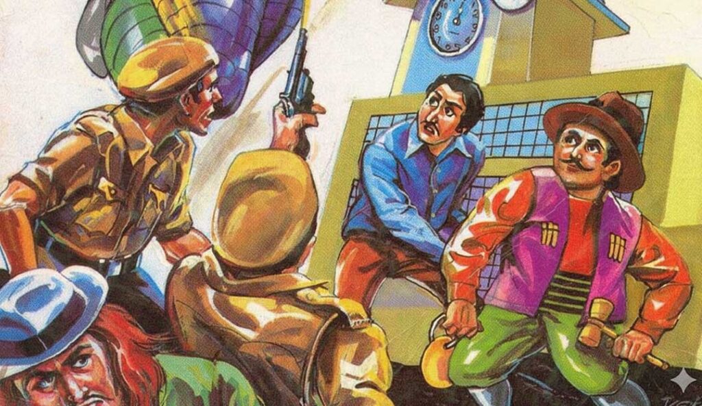 Dwarf Spy and Rhinoceros Review – Radha Comics’ Classic Sci-Fi Detective Adventure