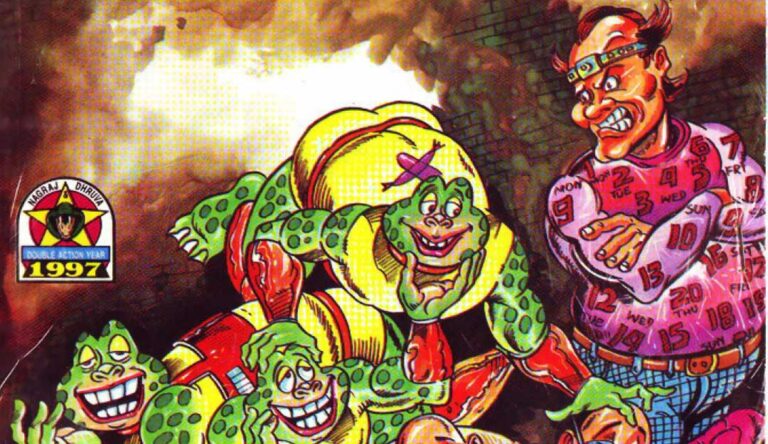 Fighter Toads ‘Calendar’ Comic Review | Raj Comics Nostalgia & Action