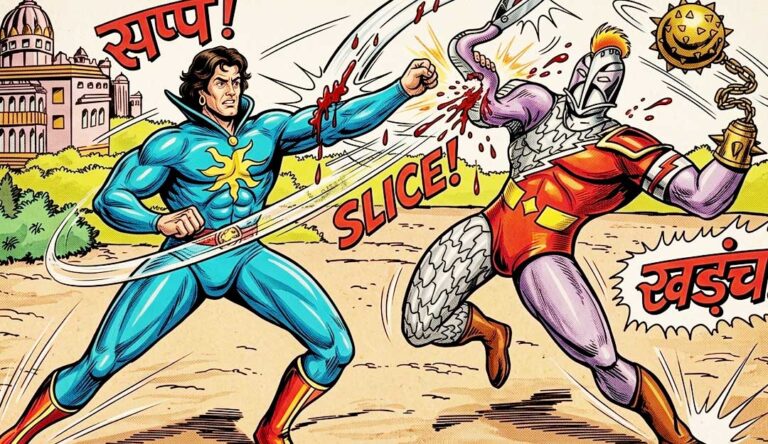 सूर्यपुत्र बनाम फिरओन की आत्मा: क्या सच में था भूत या छुपा था खतरनाक रोबोट? 90’s की सबसे रहस्यमयी कॉमिक का पूरा खुलासा! सूर्यपुत्र और फिरओन की आत्मा Review: रोबोट, सीजरमैन और 90s की पवन कॉमिक्स का रहस्य